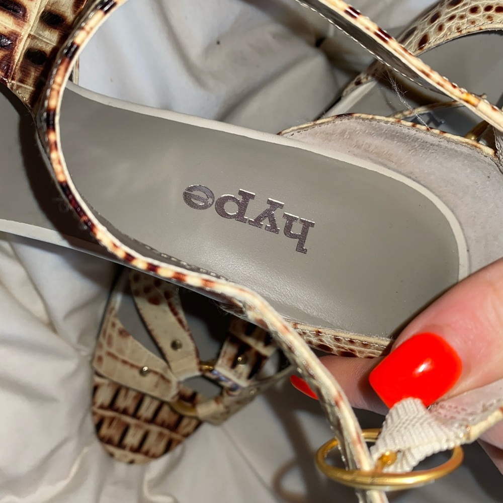 Alligator/Reptile Heels !! (Barely Worn) - image 2